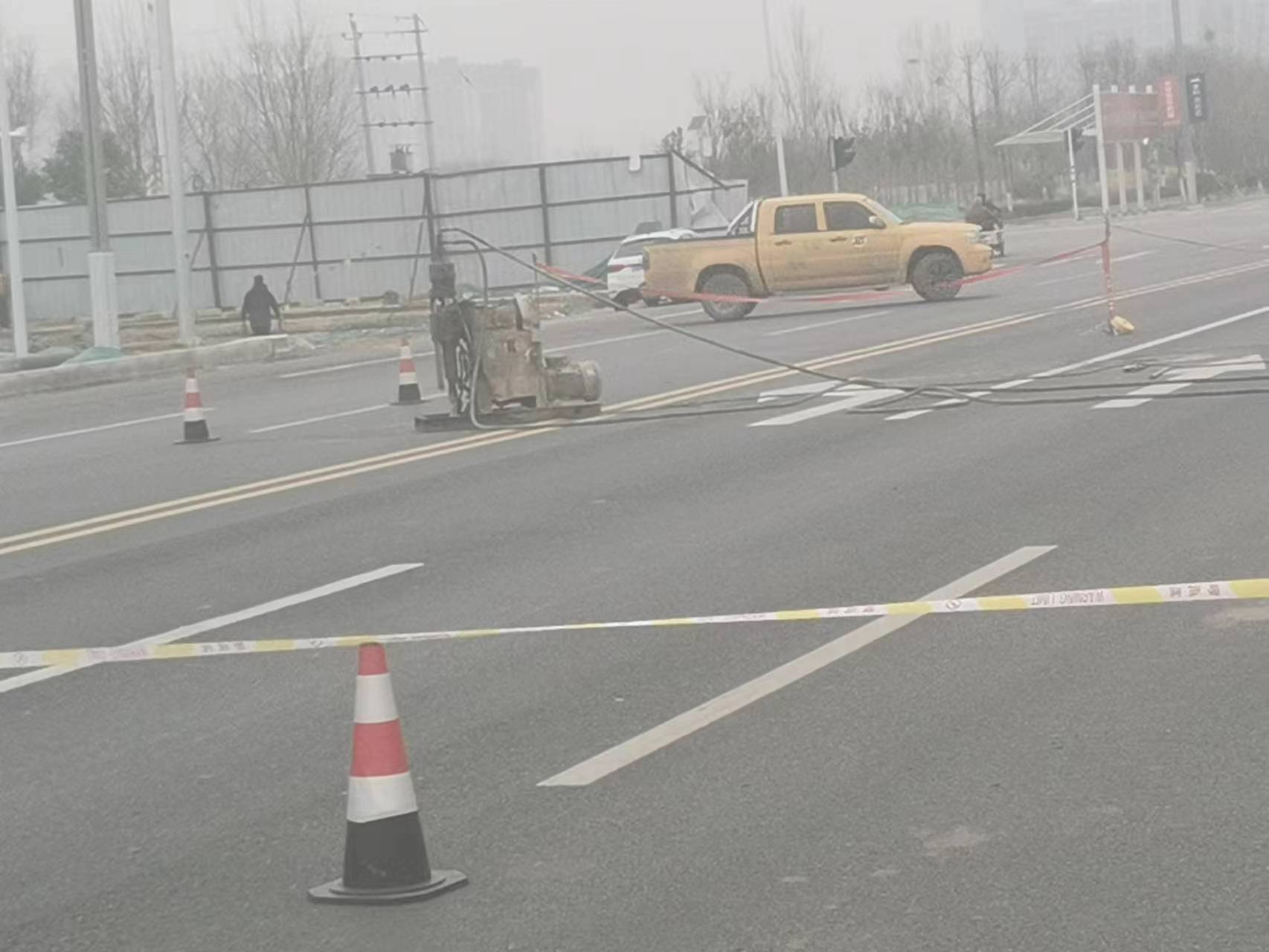 涵江马路注浆